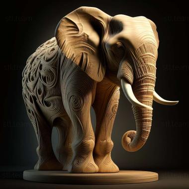 3D model Elephantiformes (STL)